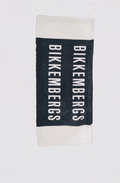 Bikkembergs | Telo mare nero bianco