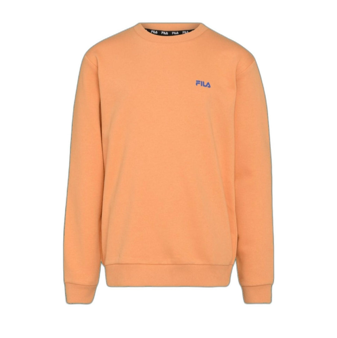 Fila | Felpa ragazzo arancio stampa labirinto