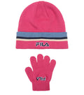 Fila | Set cappello guanti fuxia bambina