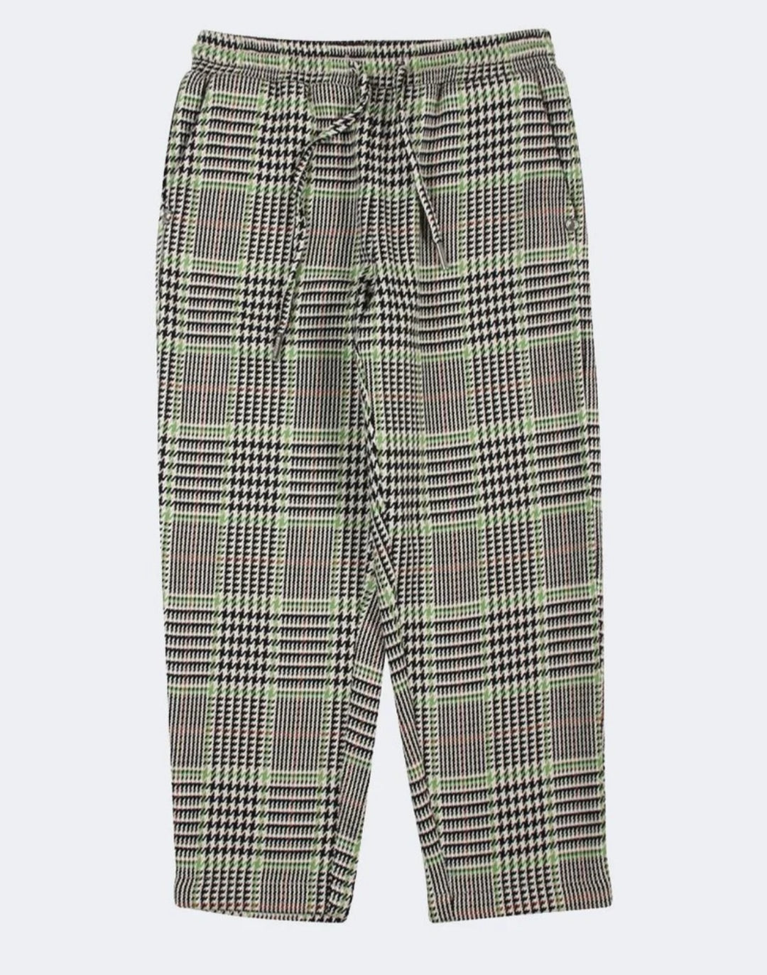 Trussardi | Pantalone neonato quadri verde