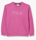 Fila | Felpa viola ragazza garzata girocollo