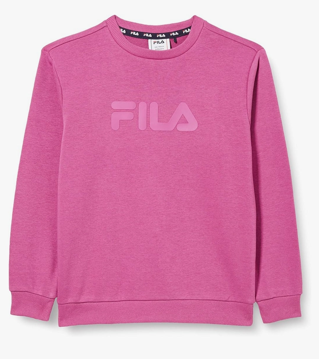 Fila | Felpa viola ragazza garzata girocollo