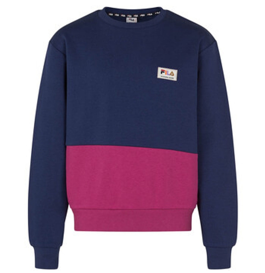 Fila | Felpa girocollo blu viola ragazza