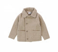Trussardi | Cappottino peacoat neonato beige spigato