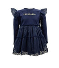 Trussardi | Vestito blu neonata tulle
