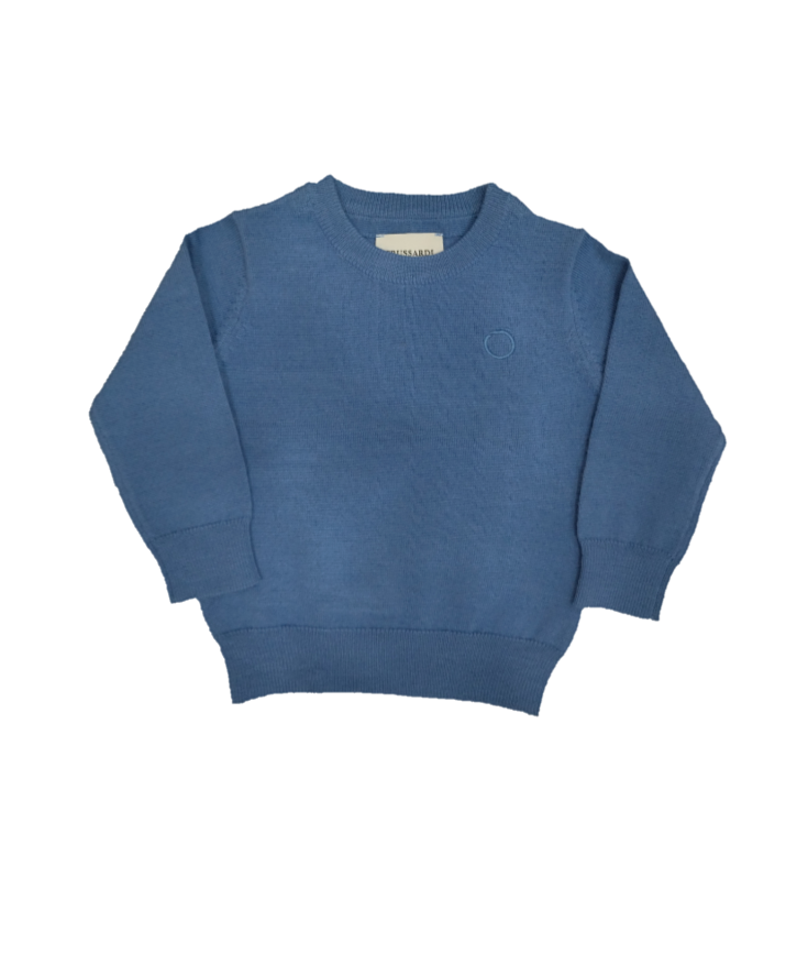 Trussardi | Maglione azzurro girocollo neonato