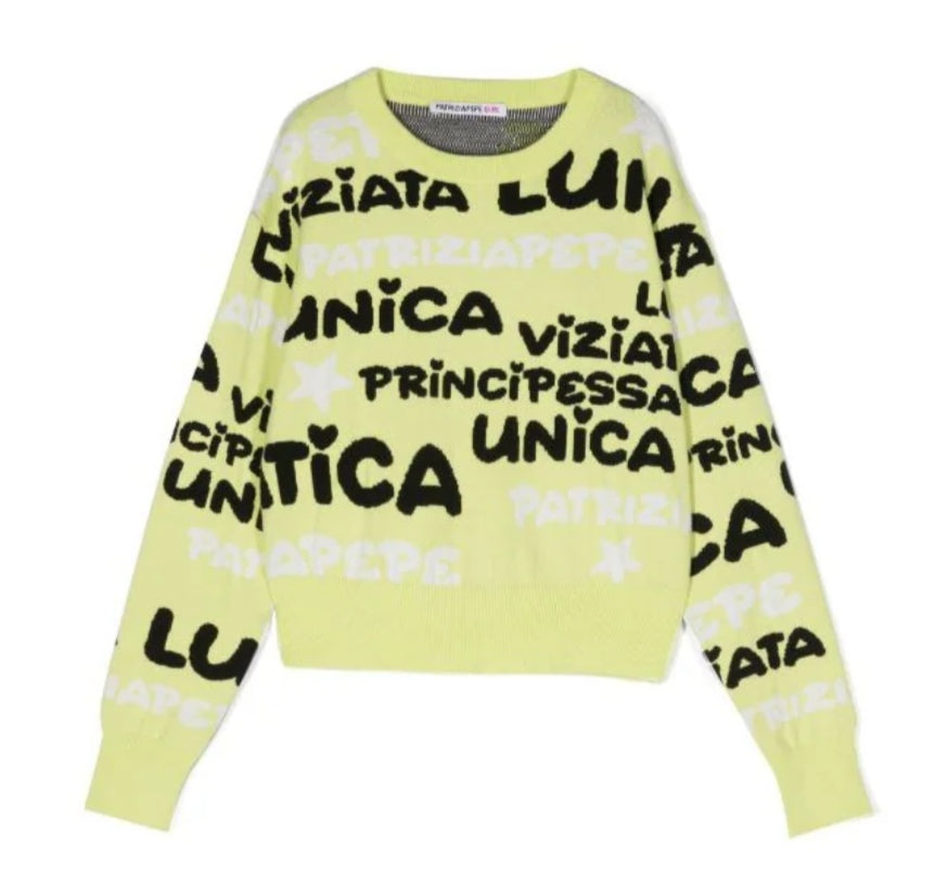 Patrizia Pepe | Maglione lime ragazza