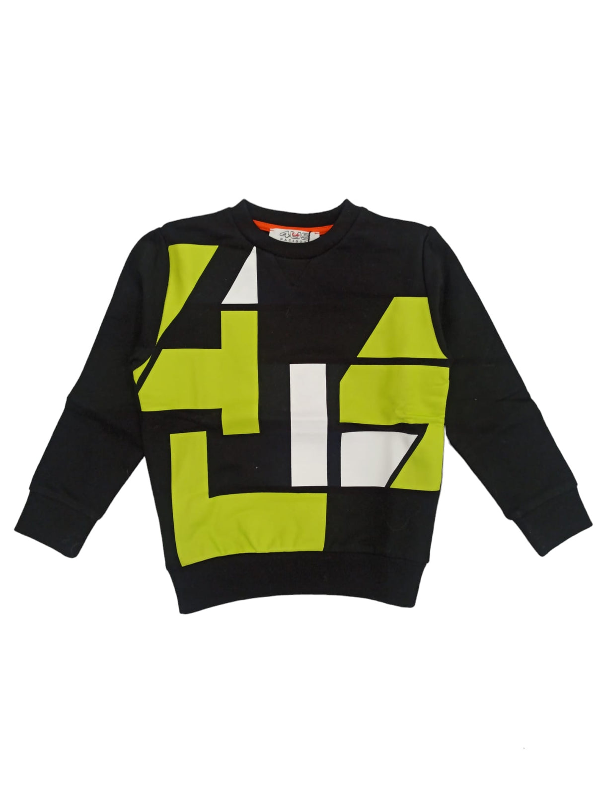 Paciotti | Felpa bambino nero lime