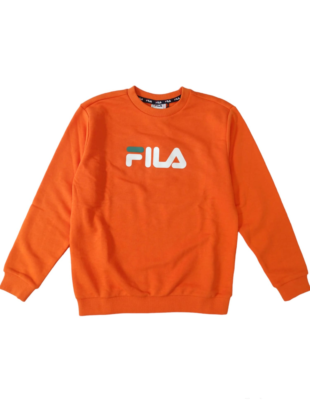 Fila | Felpa garzata arancio ragazzo/a