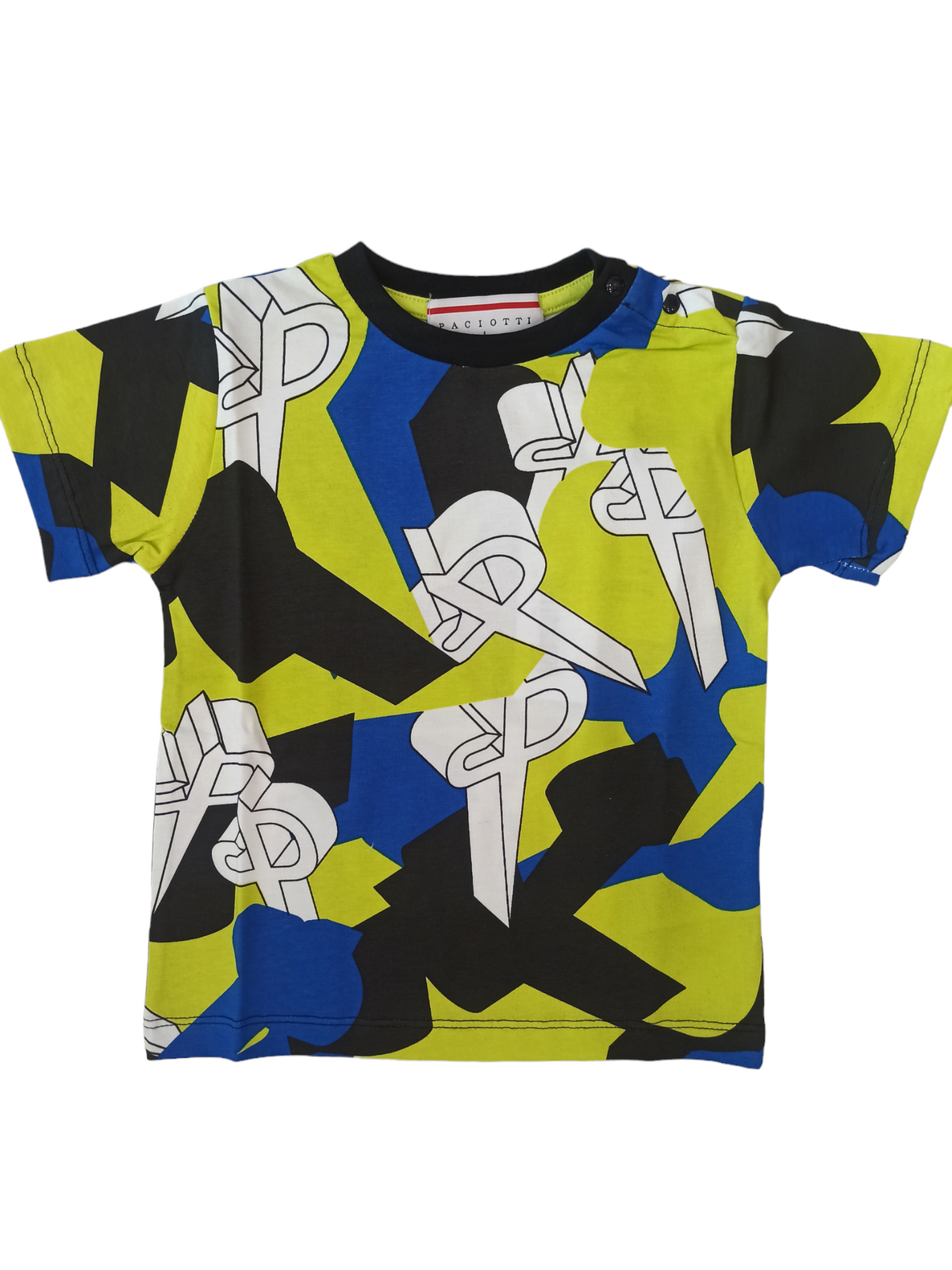 Paciotti | T-shirt verde azzurra bambino