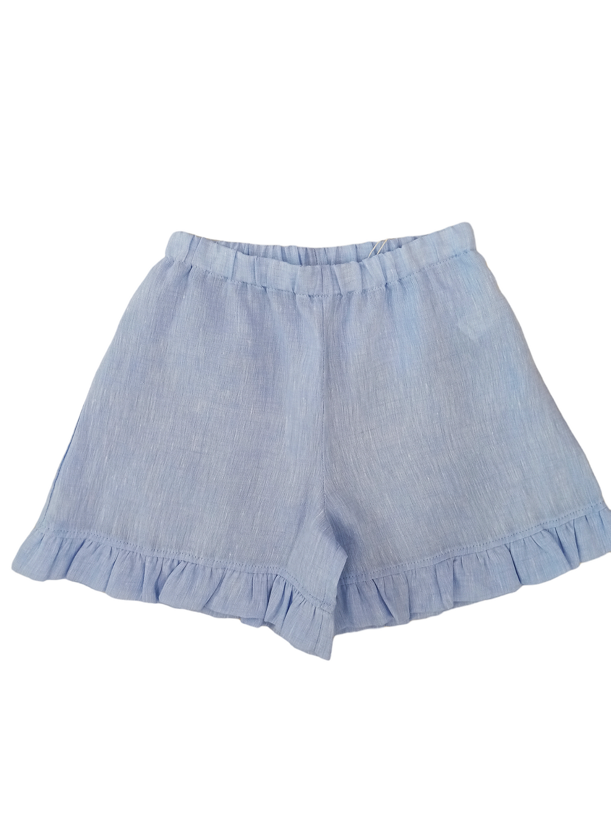 Per te | Short lino celeste bambina