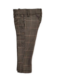 Paciotti | Pantalone quadri cammello