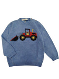 Per Te | Maglione lana azzurro ruspa
