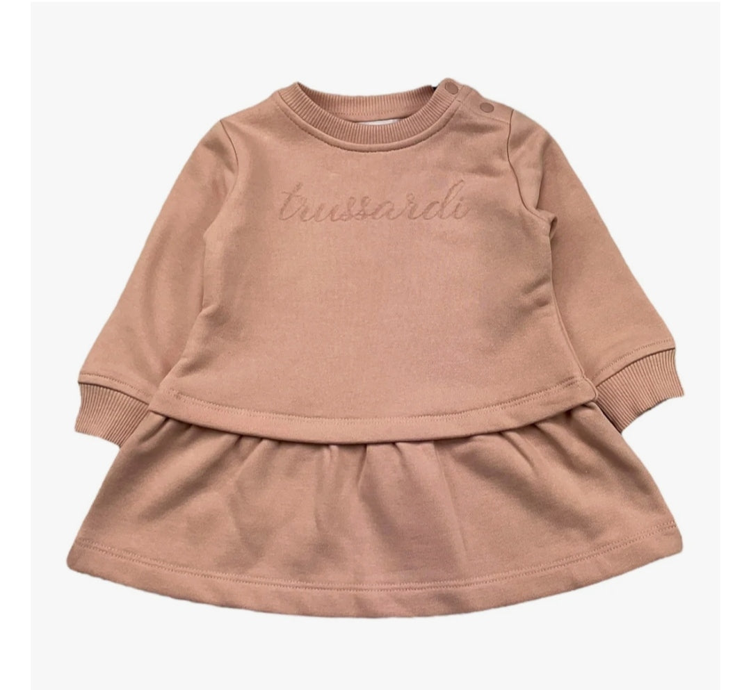 Trussardi | Abito felpa rosa
