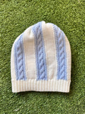 Primodì | Cappello lana bianco cielo trecce