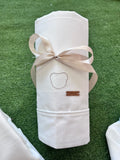 Ninnaoh | Lenzuolo carrozzino bianco orsetto