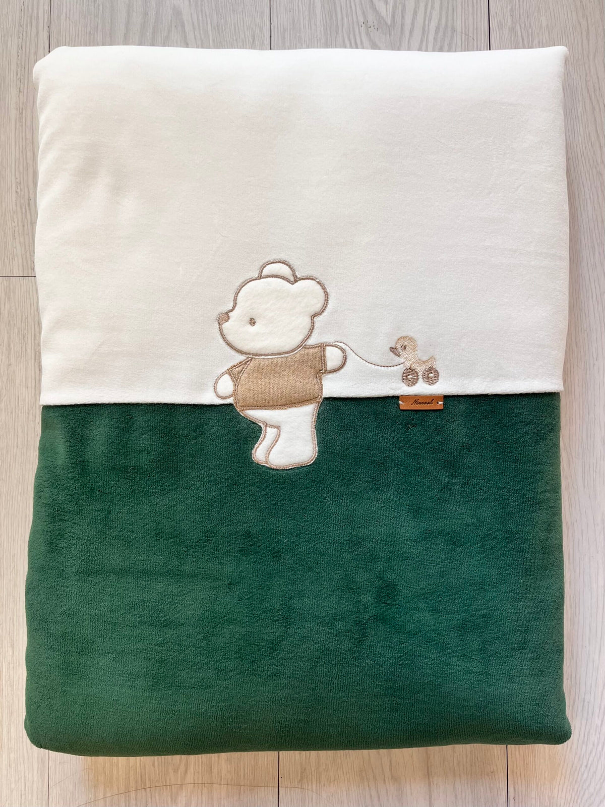 Ninnaoh | Piumoncino panna verde orsetto