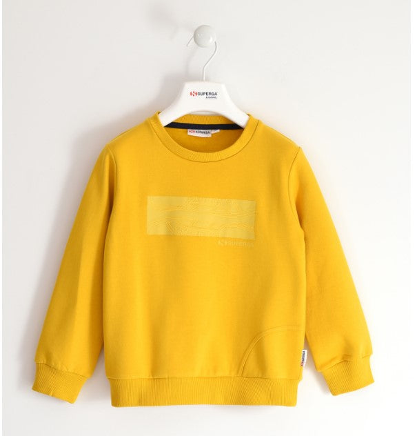 Superga | Felpa giallo senape bambino