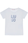 Liujo | T-shirt strass azzurri