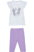 Liujo | Completo t-shirt e leggings lilla