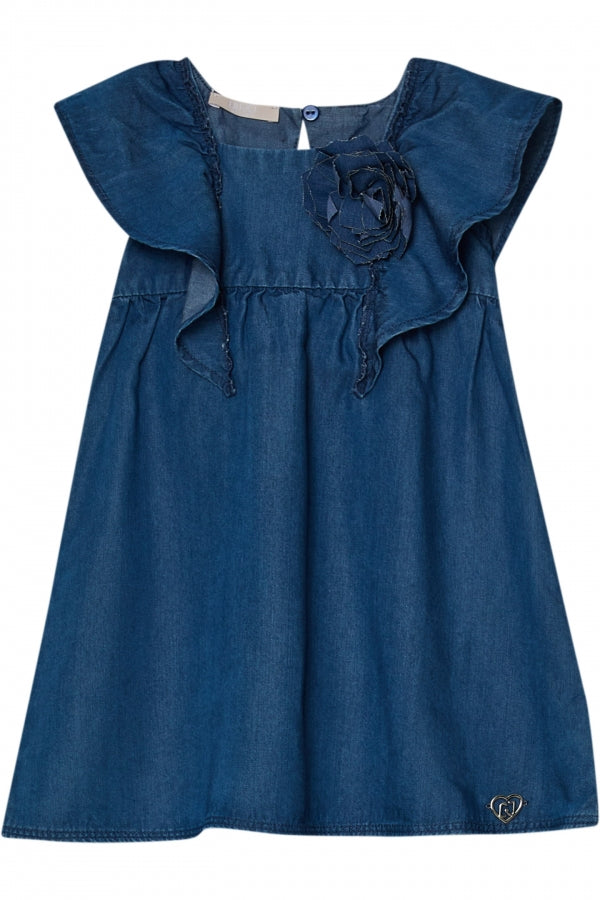 Liujo | Vestito jeans rouches