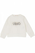 Liujo | Felpa bianca strass