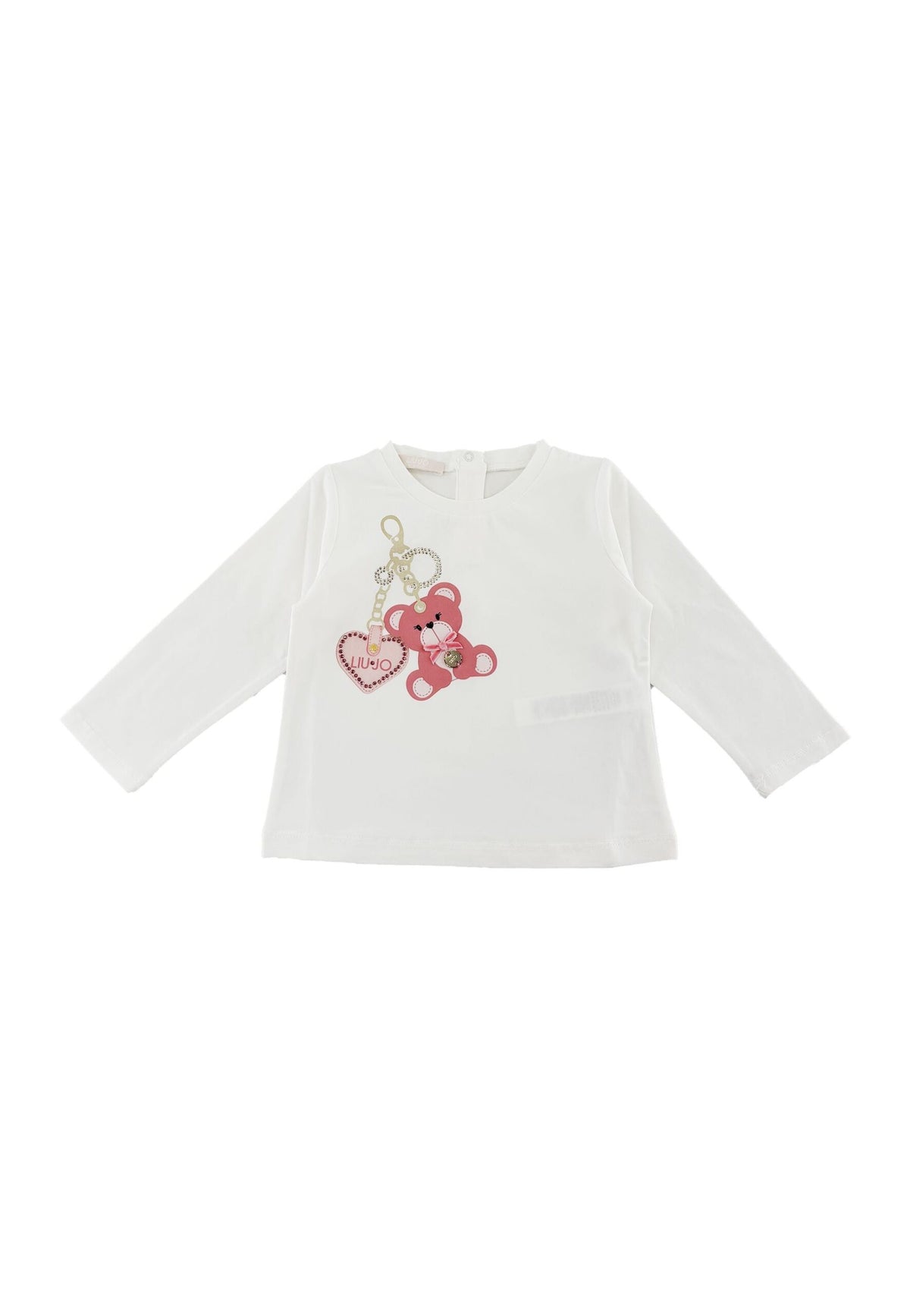 Liujo | T-shirt bianca orsetto Camelia