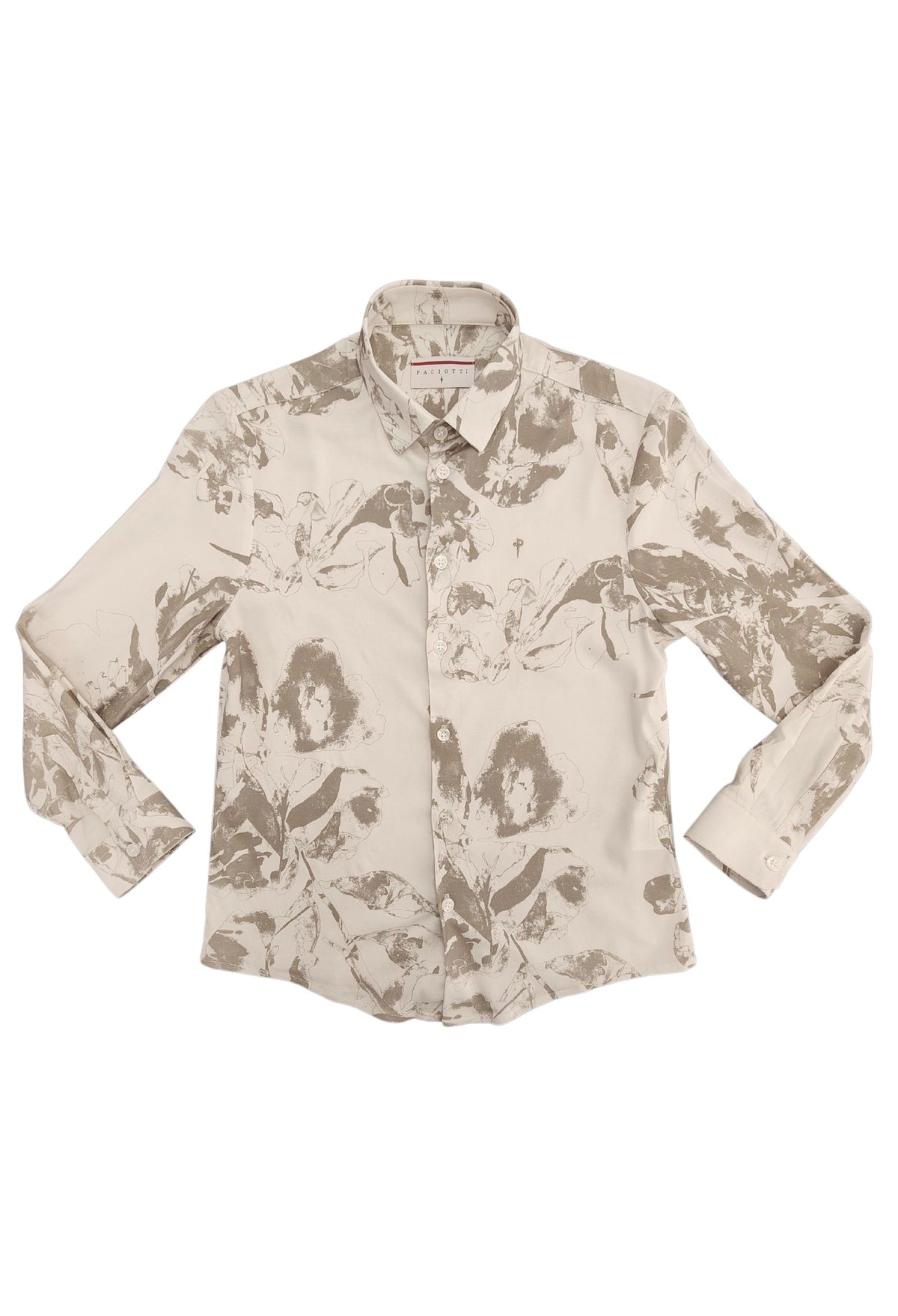 Paciotti | Camicia fantasia beige bambino