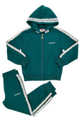 Paciotti | Tuta garzata zip verde