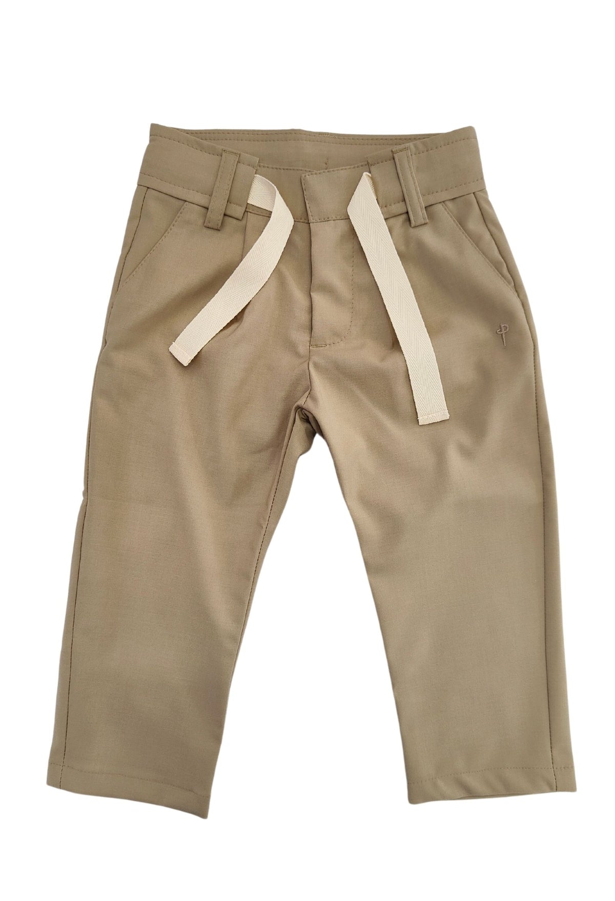 Paciotti | Pantalone pinces sabbia bambino