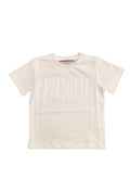 Paciotti | T-shirt bianca logo ragazzo