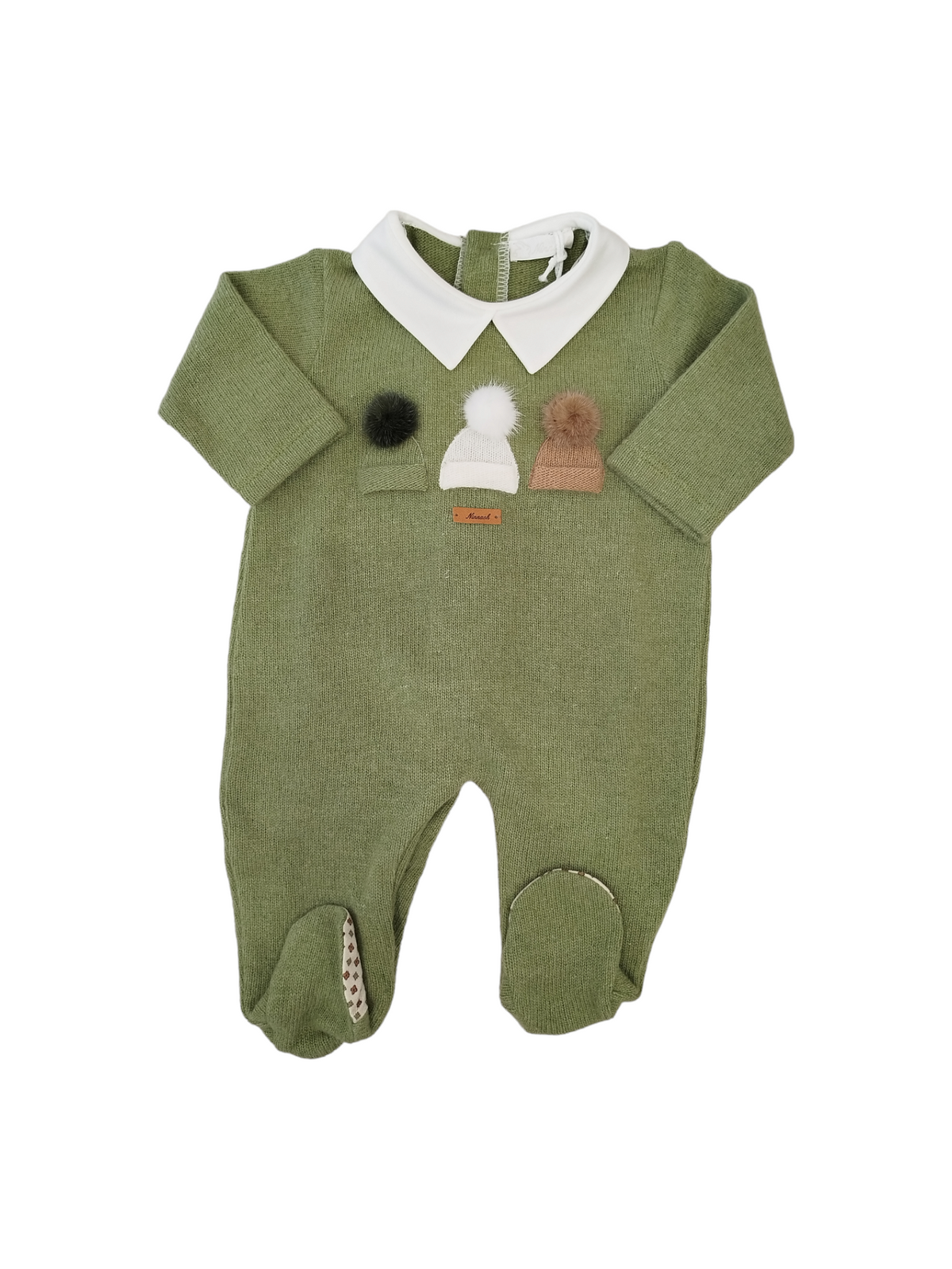 Ninnaoh | Tutina verde cappellini