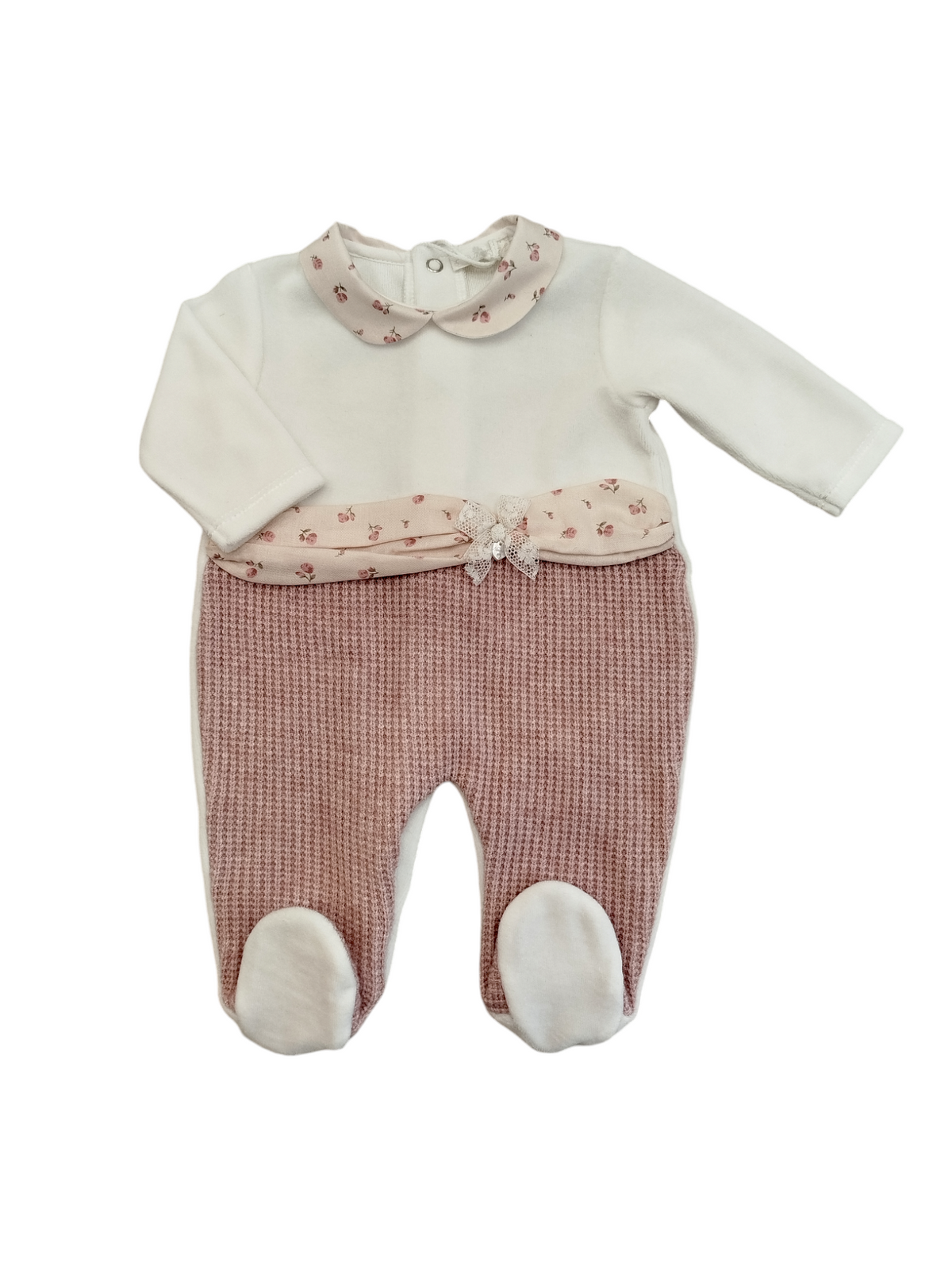 Ninnaoh | Tutina rosa antico neonata