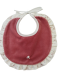 Bebè Margò | Bavetta ciniglia rosa cipolla