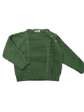 Yoedu | Maglione trecce verde