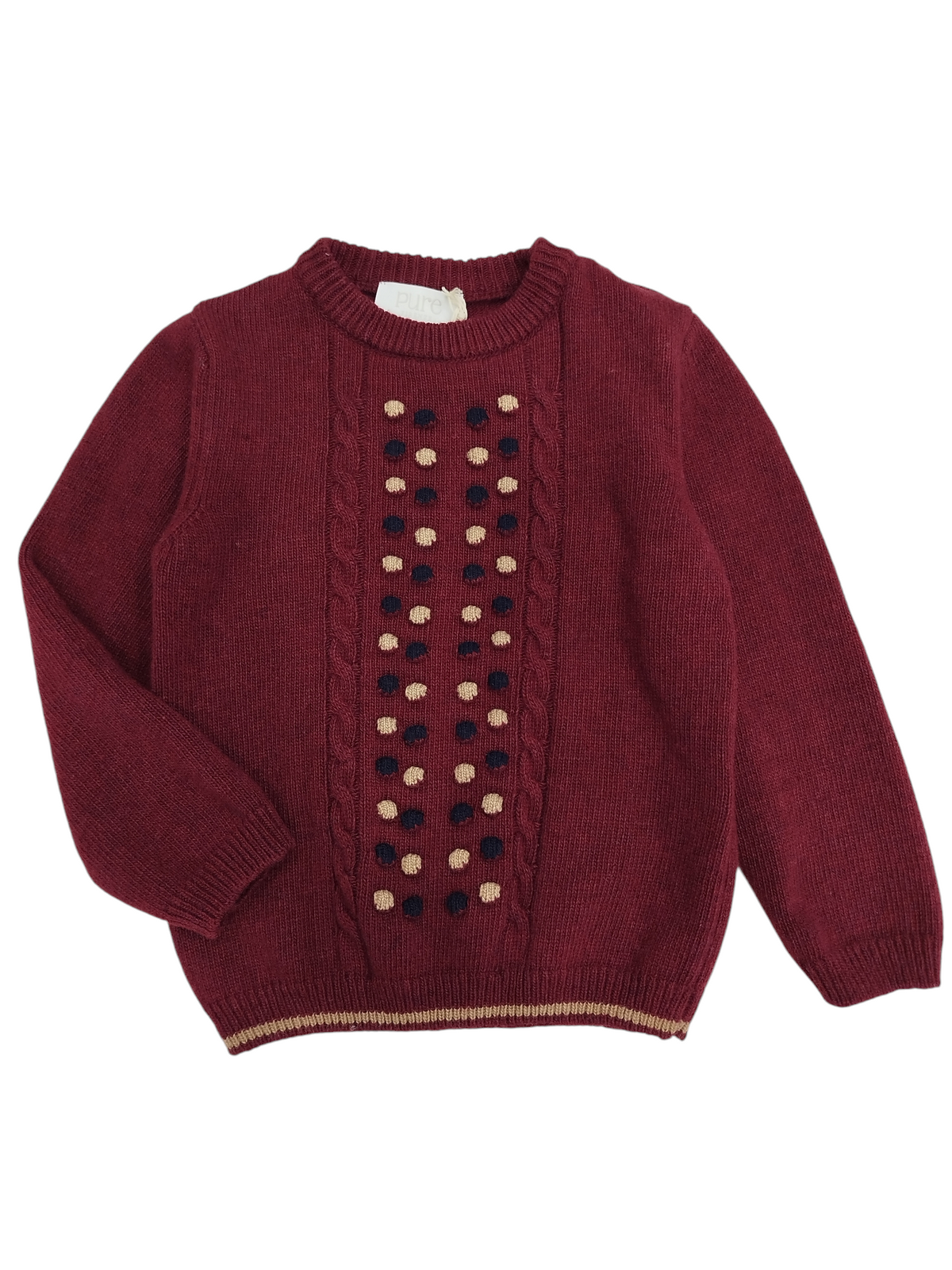 Pure | Maglioncino bordeaux bambino