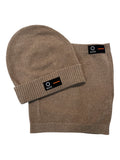 Suns | Cappello + collo beige cinigliato
