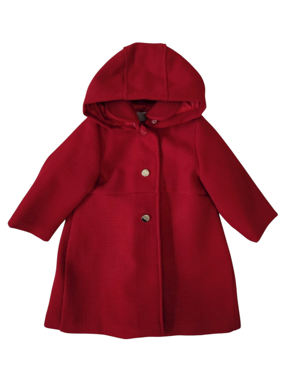 Ambarabà | Cappotto rosso tweed