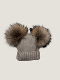 Cappello 2 pompon murmasky torroncino