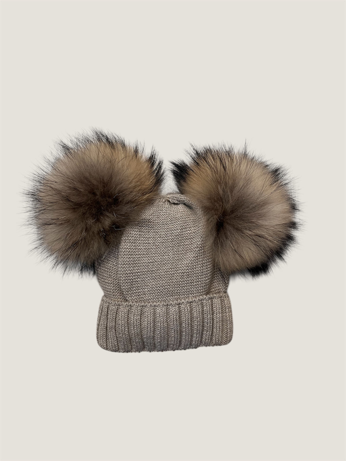 Cappello 2 pompon murmasky torroncino