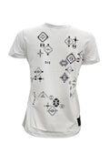 Paciotti | T-shirt bianca stampa azteca ragazzo