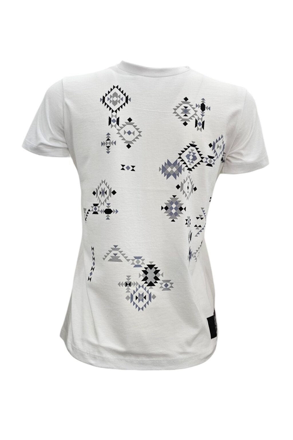 Paciotti | T-shirt bianca stampa azteca ragazzo