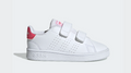Adidas Advantage bianco/fucsia strappo
