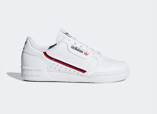 Adidas continental bianco