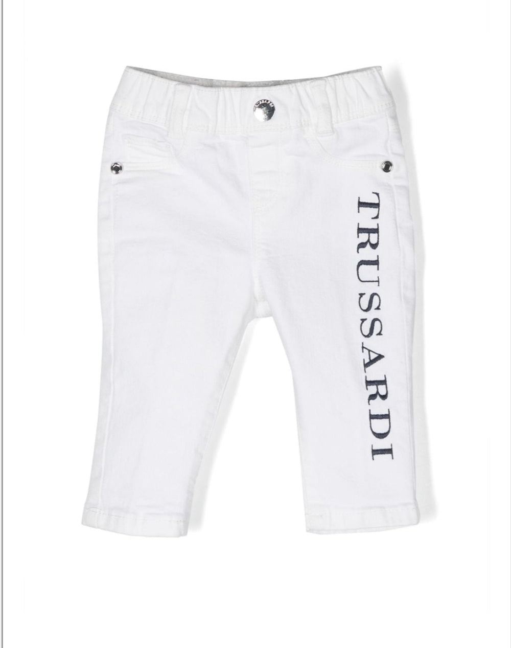 Trussardi | Jeans bianco neonato