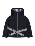Trussardi | Giubbino blu con cintura bambina