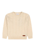 Trussardi | Maglione trecce sabbia bambino
