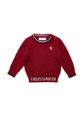 Trussardi | Maglione bordeaux lana neonato