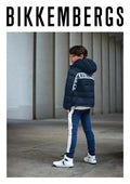 Bikkembergs | Giubbino blu bambino logo schiena