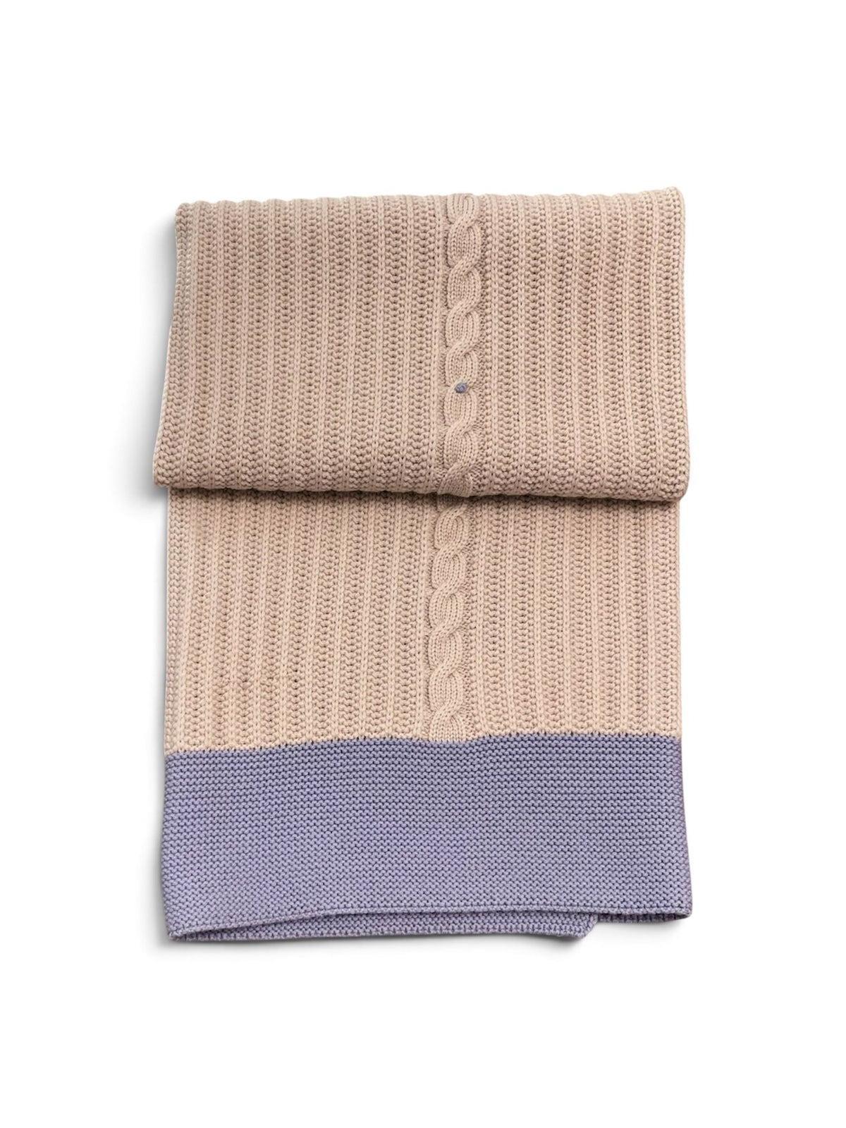Primodì | Copertina lana neonato cielo beige